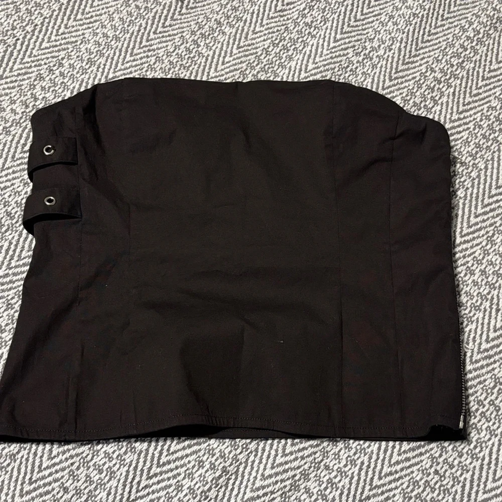 Free People Black Strapless Top
